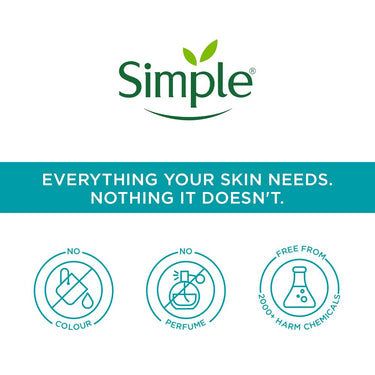 Simple Purifying Face Wash 150ml for oily, acne-prone, sensitive skin | 100% soap-free gentle cleanser for women & men